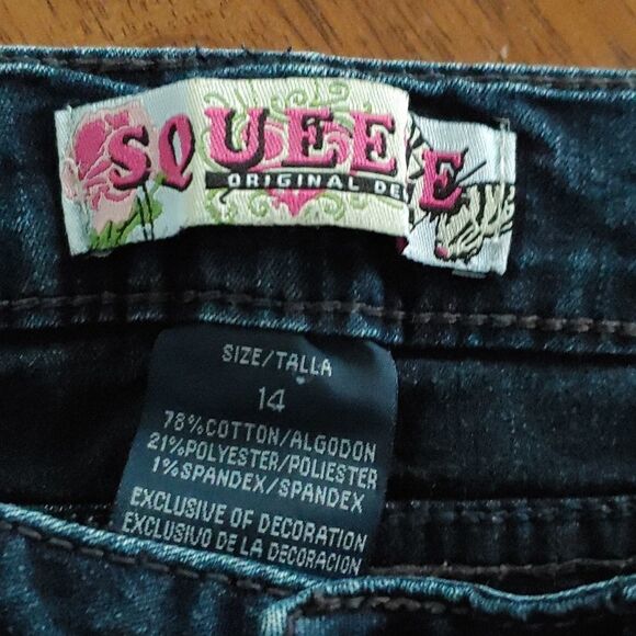 Squeeze dark wash skinny jeans  Sz 14 - Picture 8 of 9